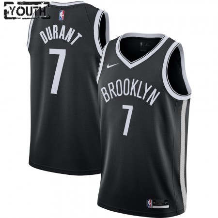 Kinder NBA Brooklyn Nets Trikot Kevin Durant 7 Nike 2020-2021 Icon Edition Swingman
